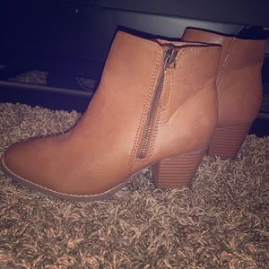 Brown booties